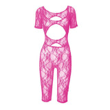 Seduction Romper - Hot Pink